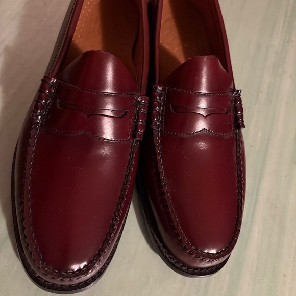 G.H. Bass & Co. Burgundy Leather Penny Loafers main image 7